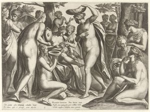 Utdanning av Adonis The Story of Adonis (serietittel) av Philips Galle