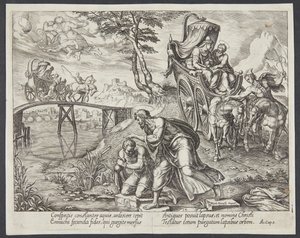 St. Filip døper evnukken av Philips Galle