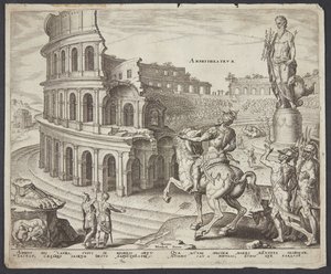 Colosseum i Roma av Philips Galle