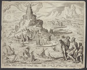 Fyret i Alexandria av Philips Galle
