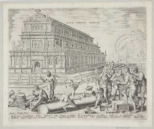 Diana-tempelet i Efesos av Philips Galle