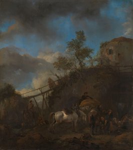 Smed som skoer en hest av Philips Wouwerman