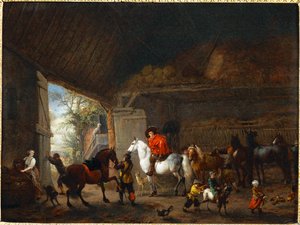  av Philips Wouwermans or Wouwerman