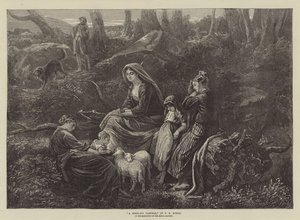 A Highland Pastoral, i utstillingen til Royal Academy