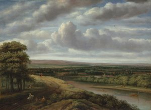 Et omfattende skogslandskap, 1670-tallet