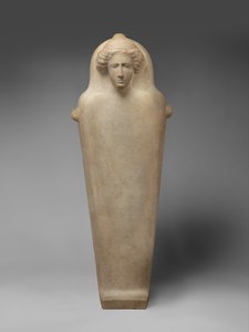 Marmor antropoid sarkofag, ca. 410 f.Kr. (parian marmor) av Phoenician