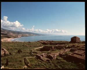 Utsikt over arkeologisk sted, 3. til 2. årtusen f.Kr av Phoenician Phoenician