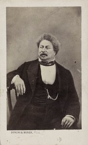 Forfatteren Alexandre Dumas far 1802-1870, 1870. av Photo studio Duroni and Murer.