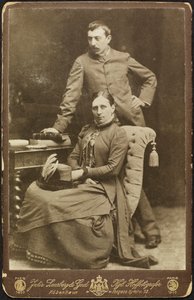 Portrett av Mette og Paul Gauguin, 1885. av Photo studio Julie Laurberg and Franziska