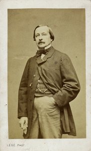 Portrett av pianisten og komponisten Félix Le Couppey 1811-1887. av Photo studio Legé and Bergeron.