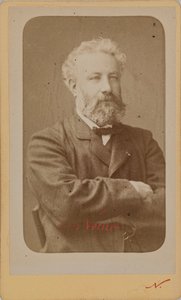 Portrett av Jules Verne 1828-1905, ca. 1870.