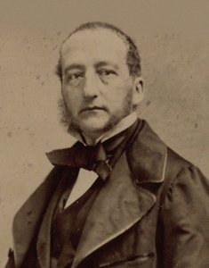 Portrett av pianisten og komponisten Sigismund Thalberg 1812-1871, ca 1860.