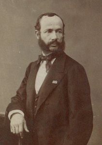 Portrett av fiolinisten og komponisten Henri Vieuxtemps 1820-1881, 1870-årene.
