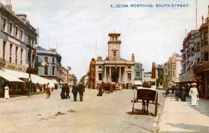 South Street, Worthing, Sussex, ca. 1900-tallet.