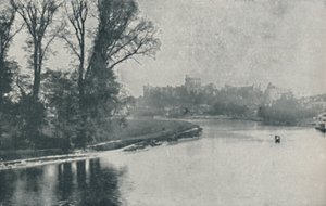 Windsor Castle, 1910 av Photochrom Co Ltd of London