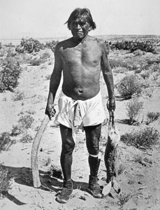 Hopi Hunter (s/hvitt bilde) av Photographer American