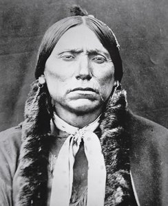 Quanah Parker (ca. 1845-1911) (s/hvitt-bilde)