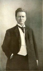 Robert M. La Follette (1855-1925) (s/hvitt-bilde) av Photographer American