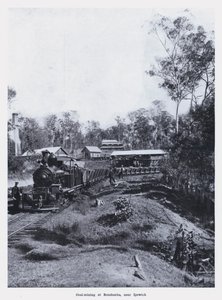 Kullgruvedrift ved Bundamba, nær Ipswich (s/hv-bilde) av Photographer Australian
