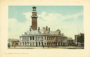Fire Brigade Station, Melbourne, Victoria, Australia (bilde)
