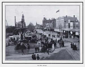 Pall Mall, Bendigo (s/hvitt bilde)