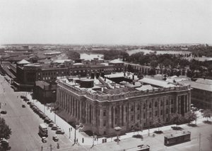 Parliament House, Adelaide, Sør-Australia (s/hvitt bilde) av Photographer Australian