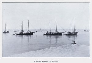 Pearling Luggers at Broome (s/hv-bilde) av Photographer Australian