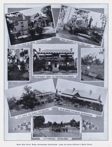 Noen regjeringsinstitusjoner i New South Wales under State Children