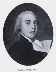 Kirurg George Bass (s/hvitt bilde) av Photographer Australian