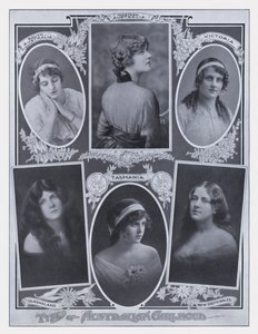 Typer australsk jenteskap (s/hvitt-bilde)
