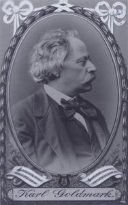 Karl Goldmark , ungarsk komponist (s/hvitt bilde)