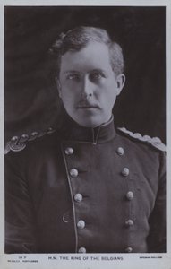 Albert I, konge av Belgia (s/hvitt bilde)