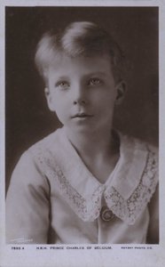 Prins Charles av Belgia, greve av Flandern (s/hvitt bilde)