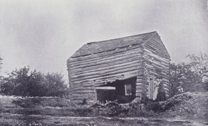Canada: First Council House of Six Nations Indians, Brantford (s/hvitt bilde)