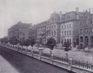 Canada: Wellington Street, Ottawa (s/hvitt bilde) av Photographer Canadian