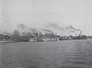 The Harbour Front, Toronto (s/hvitt bilde) av Photographer Canadian