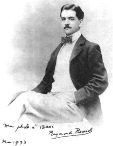 Raymond Roussel, mai 1933 (s/hvitt-bilde) av Photographer French