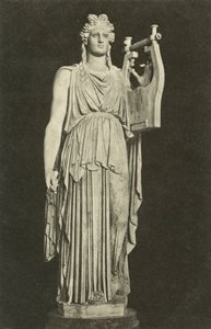 Apollo Barberini, gammel romersk skulptur i samlingen til Glyptothek, München, Tyskland (s/hv-bilde) av Photographer German