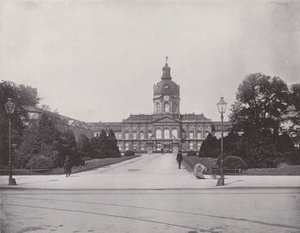 Charlottenburg, City Palace (s/hvitt bilde) av Photographer German