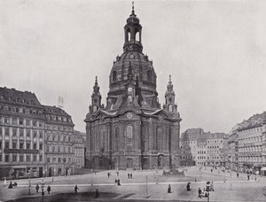 Frauenkirche (s/hvitt bilde) av Photographer German