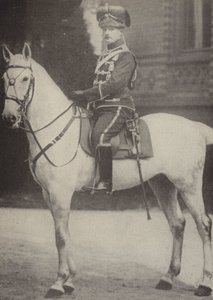 Gustav Krupp von Bohlen, ektemann til Berthe Krupp, eier av Krupps industriimperium (s/hv-bilde) av Photographer German