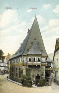 Hotellbrystduk, Goslar (fargebilde) av Photographer German