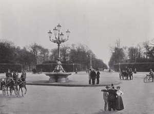 I Tiergarten, Big Star (s/hvitt bilde) av Photographer German