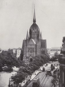 Det hellige kors kirke (s/hvitt bilde) av Photographer German