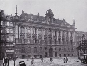 Leipzig: Grassi-Museum (s/hvitt foto) av Photographer German
