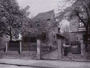 Leipzig: Schillerhaus i Gohlis (s/hvitt bilde) av Photographer German