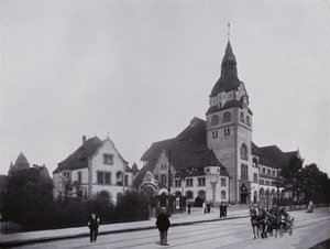 Leipzig: Zoologisk hage (s/hvitt bilde) av Photographer German