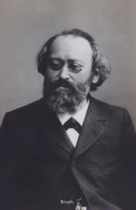 Max Bruch , tysk dirigent og komponist (s/hv-bilde) av Photographer German