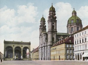 München/München: Theatinerkirche U Feldherrnhalle (bilde) av Photographer German