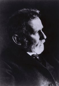 Paul Ehrlich , tysk lege og vitenskapsmann (s/hvitt bilde) av Photographer German